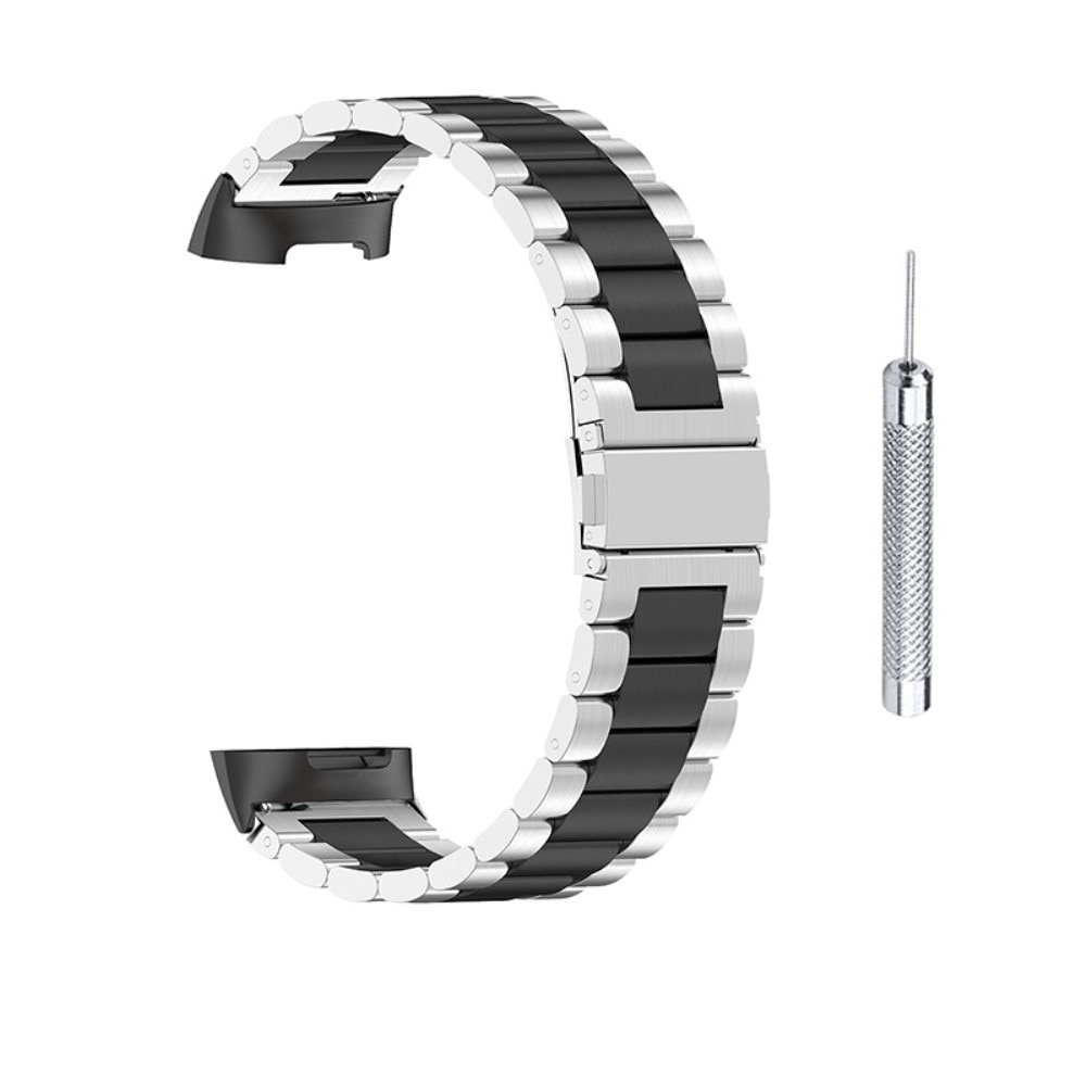 Fitbit Charge 5 Metal Reim svart/sølv