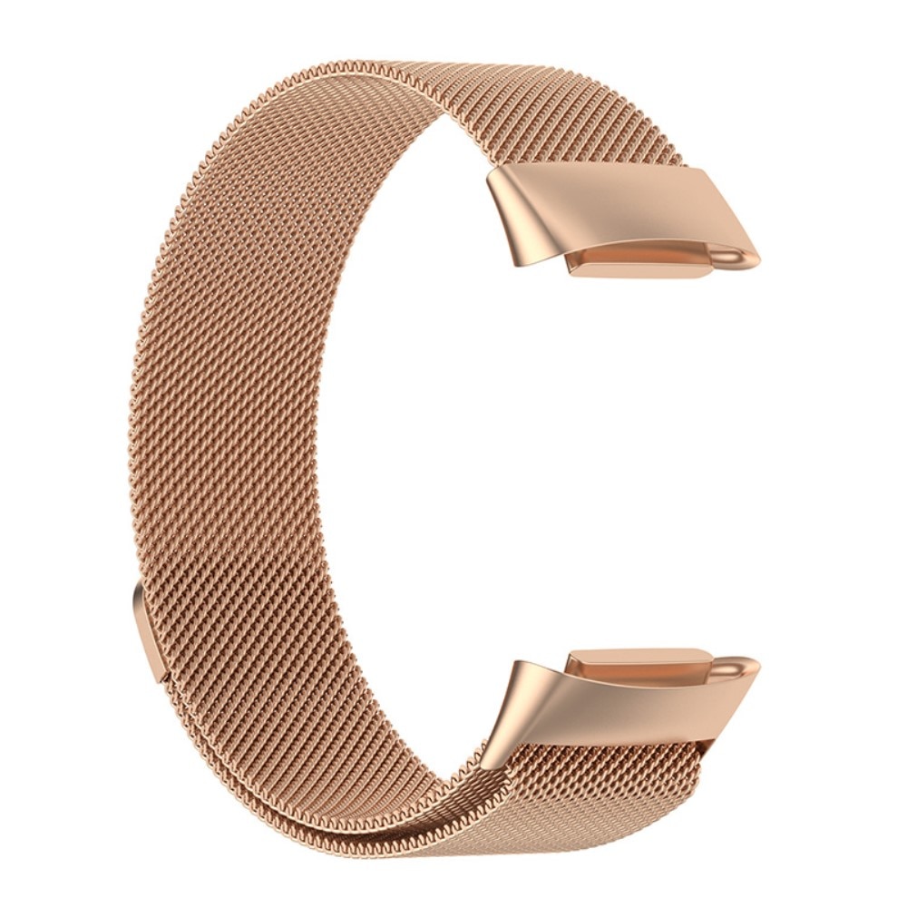 Fitbit Charge 5 Reim Milanese Loop rosegull