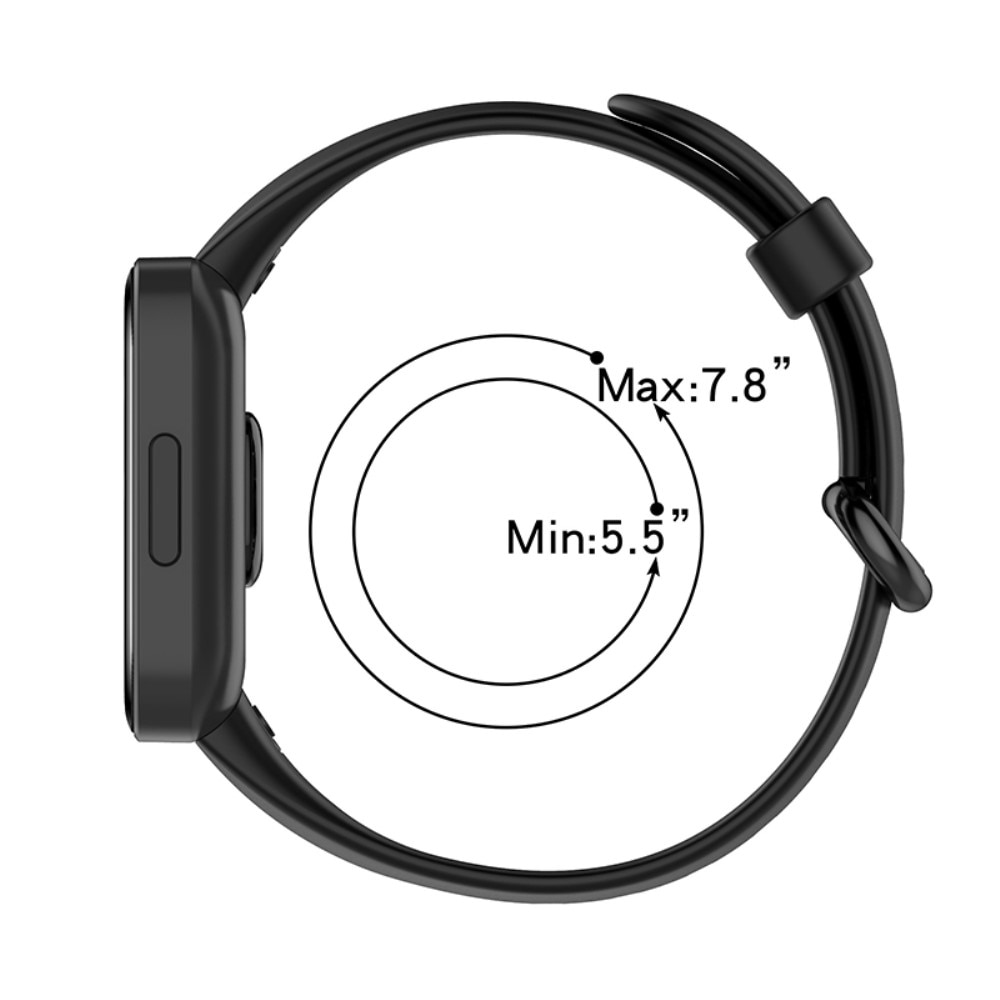 Xiaomi Redmi Watch 2/2 Lite Reim Silikon svart
