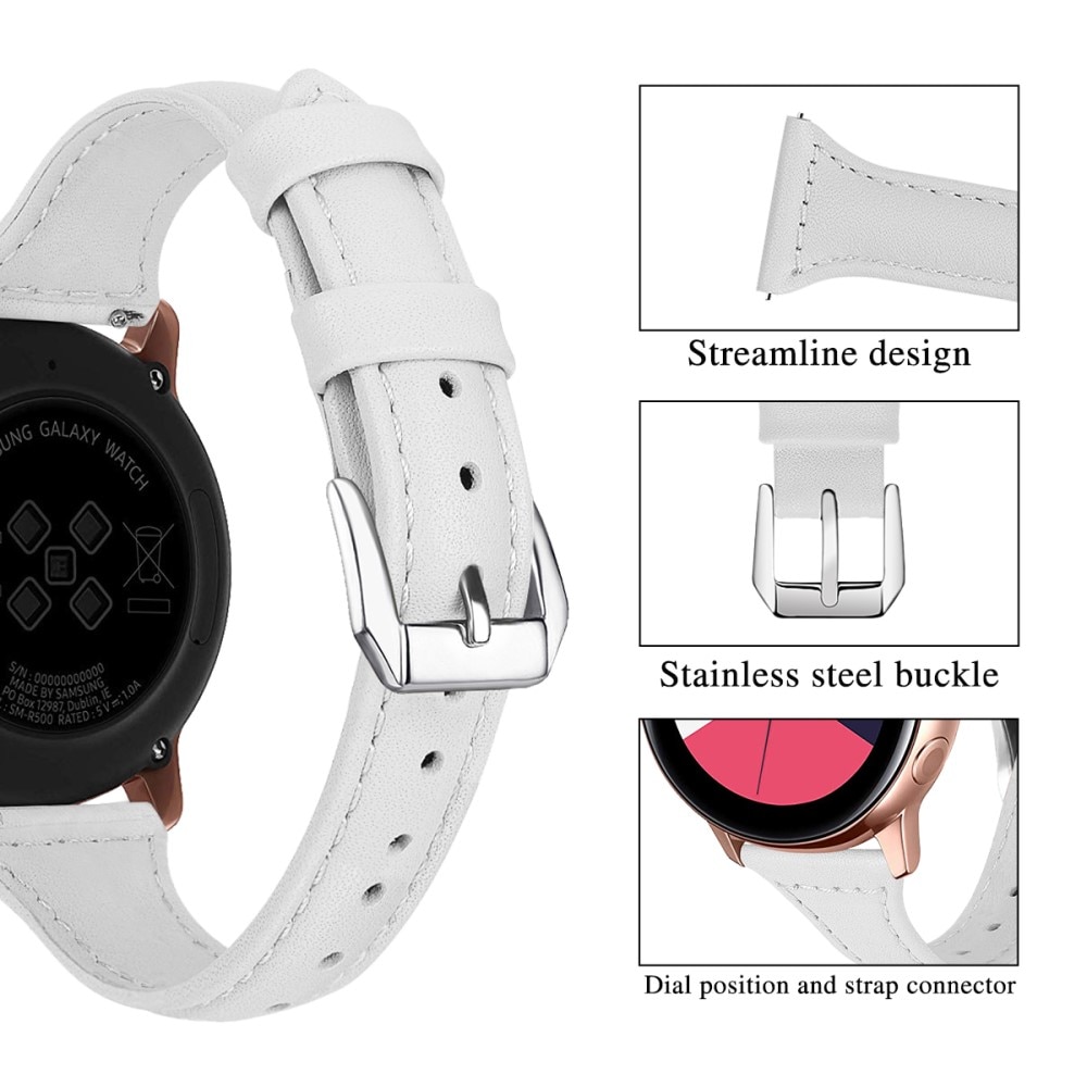 Withings ScanWatch Nova Skinnreim Slim hvit