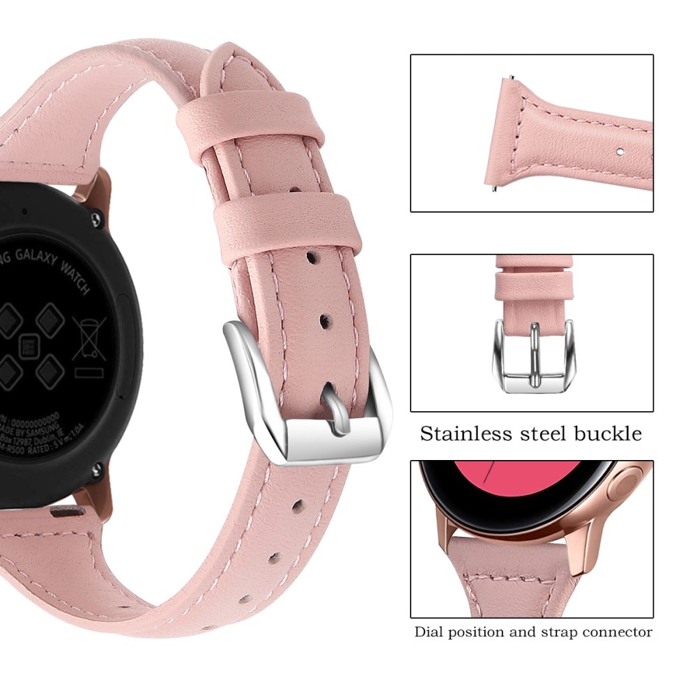 Samsung Galaxy Watch 4 Classic 46mm Skinnreim Slim rosa