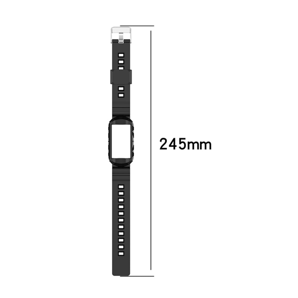 Fitbit Charge 3/4/5 Reim Silikon svart