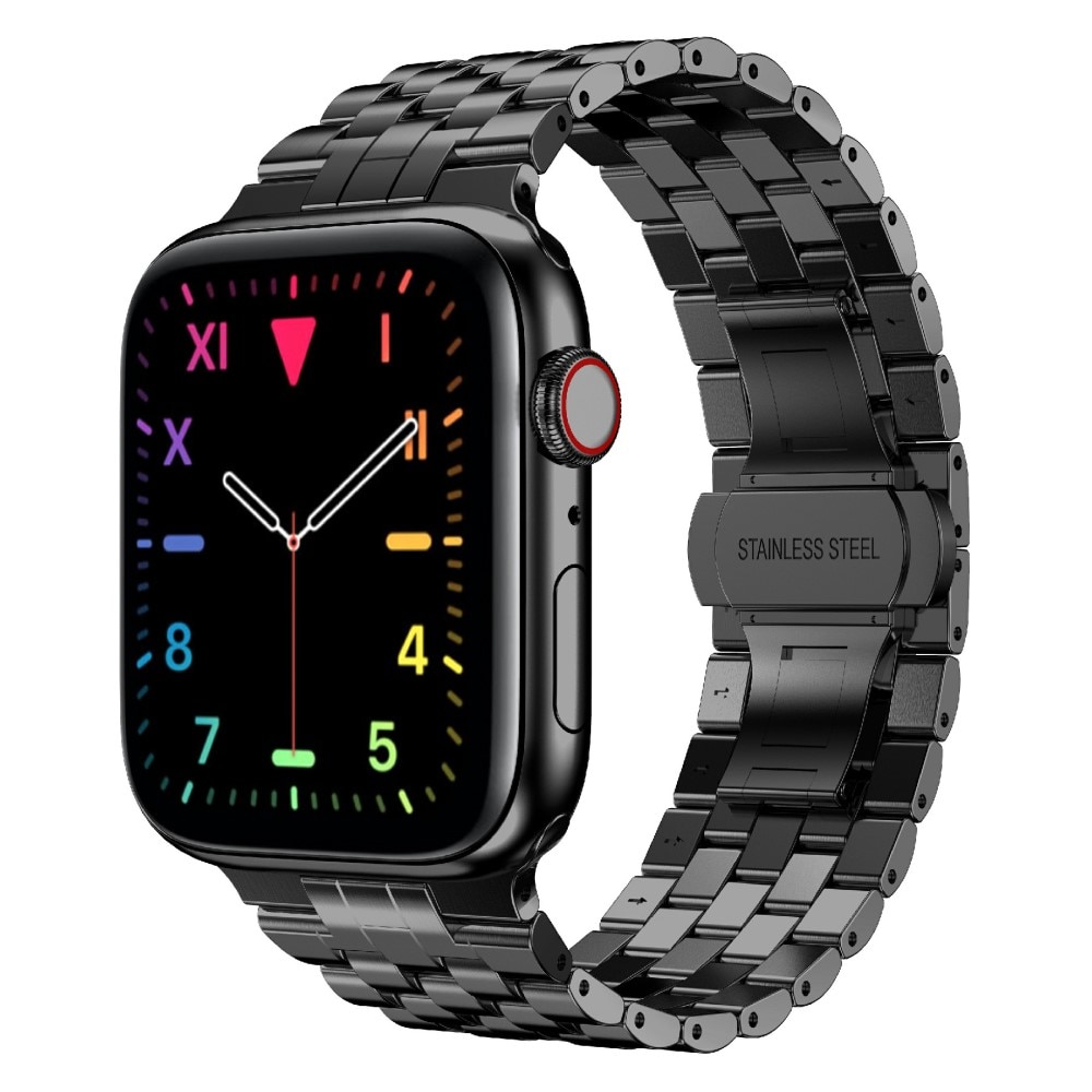 Business Apple Watch 42/44/45/49 mm Metal Reim svart