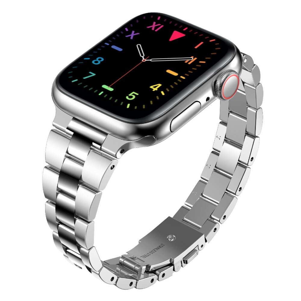 Apple Watch 45mm Series 7 Slim Metal Reim sølv