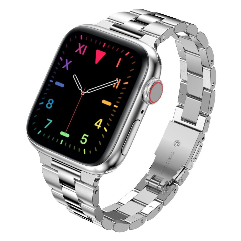 Apple Watch 45mm Series 7 Slim Metal Reim sølv