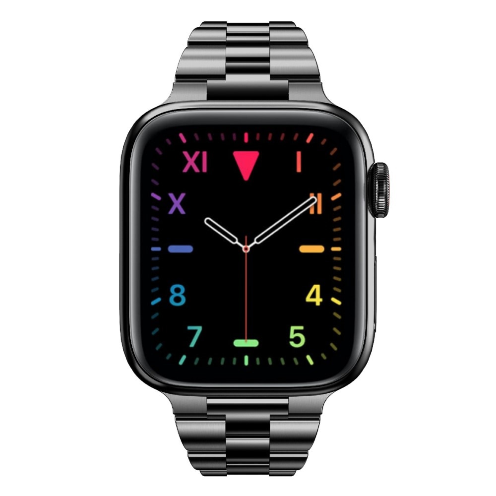 Slim Apple Watch 45mm Series 8 Metal Reim svart