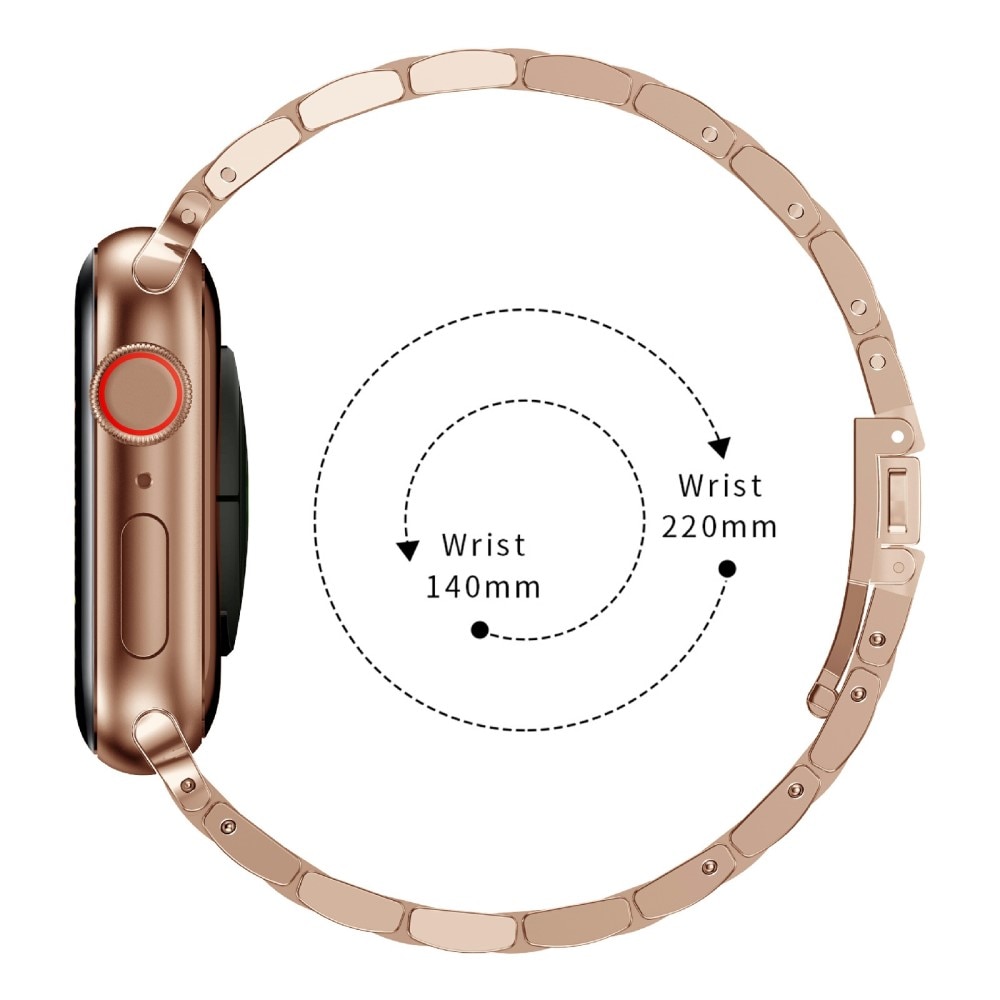 Apple Watch SE 44mm Slim Metal Reim rosegull
