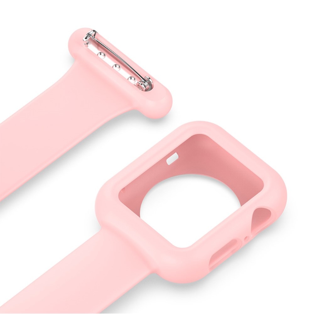 Apple Watch 41mm Series 8 deksel søsterur rosa