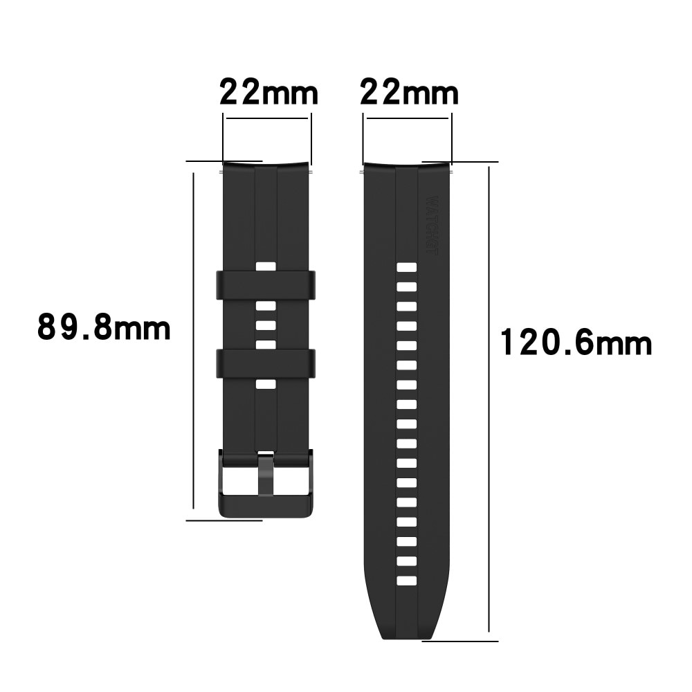 Huawei Watch GT 3 46mm/GT Runner Reim Silikon svart