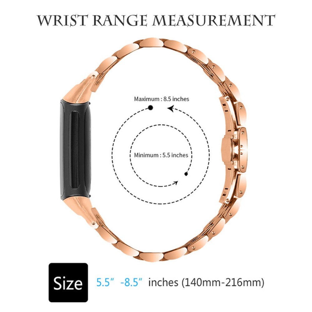 Stainless Steel Bracelet Fitbit Charge 5 Rosegull