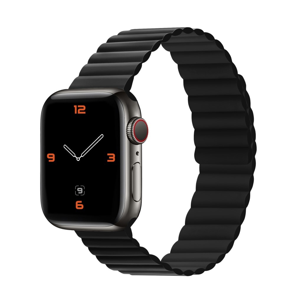 Apple Watch Ultra 2 49mm Magnetisk Reim Silikon svart