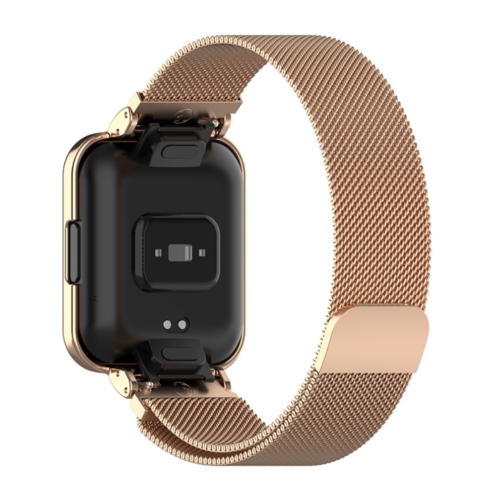 Xiaomi Redmi Watch 2 Lite Deksel+Reim Milanese Loop rosegull