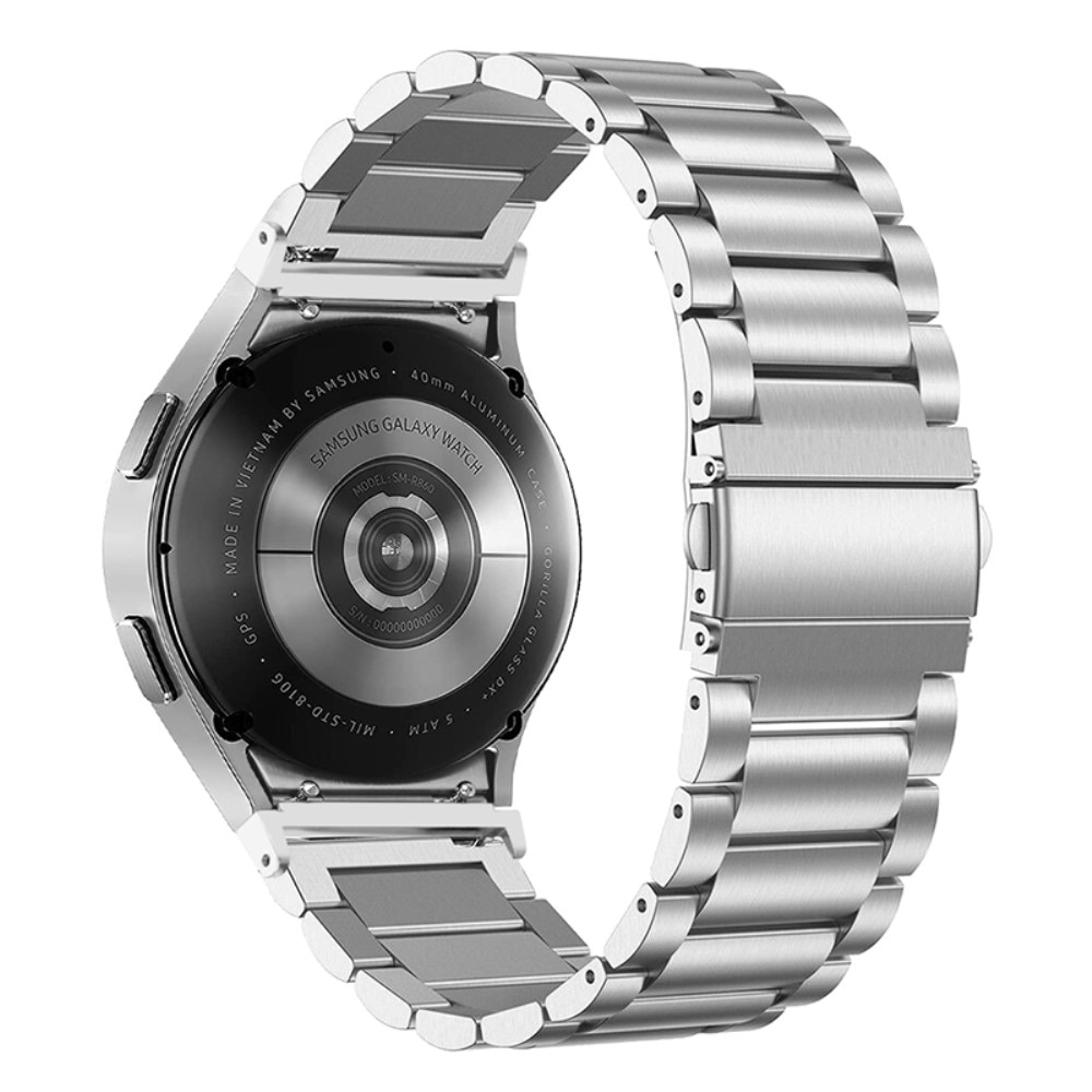 Samsung Galaxy Watch 4 44mm Full Fit Metal Reim sølv