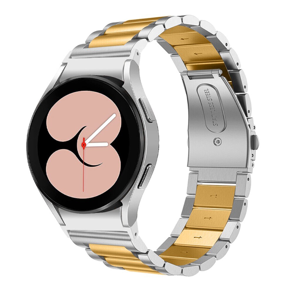 Samsung Galaxy Watch 4 Classic 46mm Full Fit Metal Reim sølv/gull