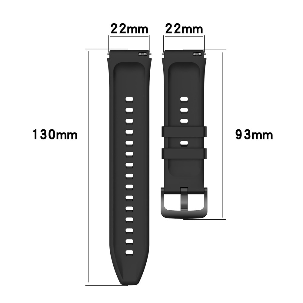 Xiaomi Watch S1/S1 Active Reim Silikon svart