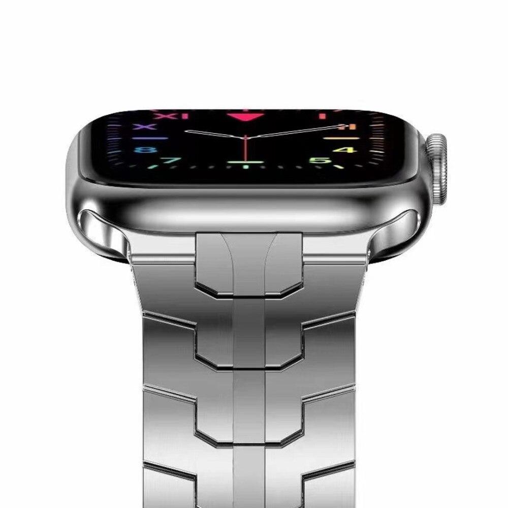 Race Stainless Steel Bracelet Apple Watch 45mm Series 8 Silver