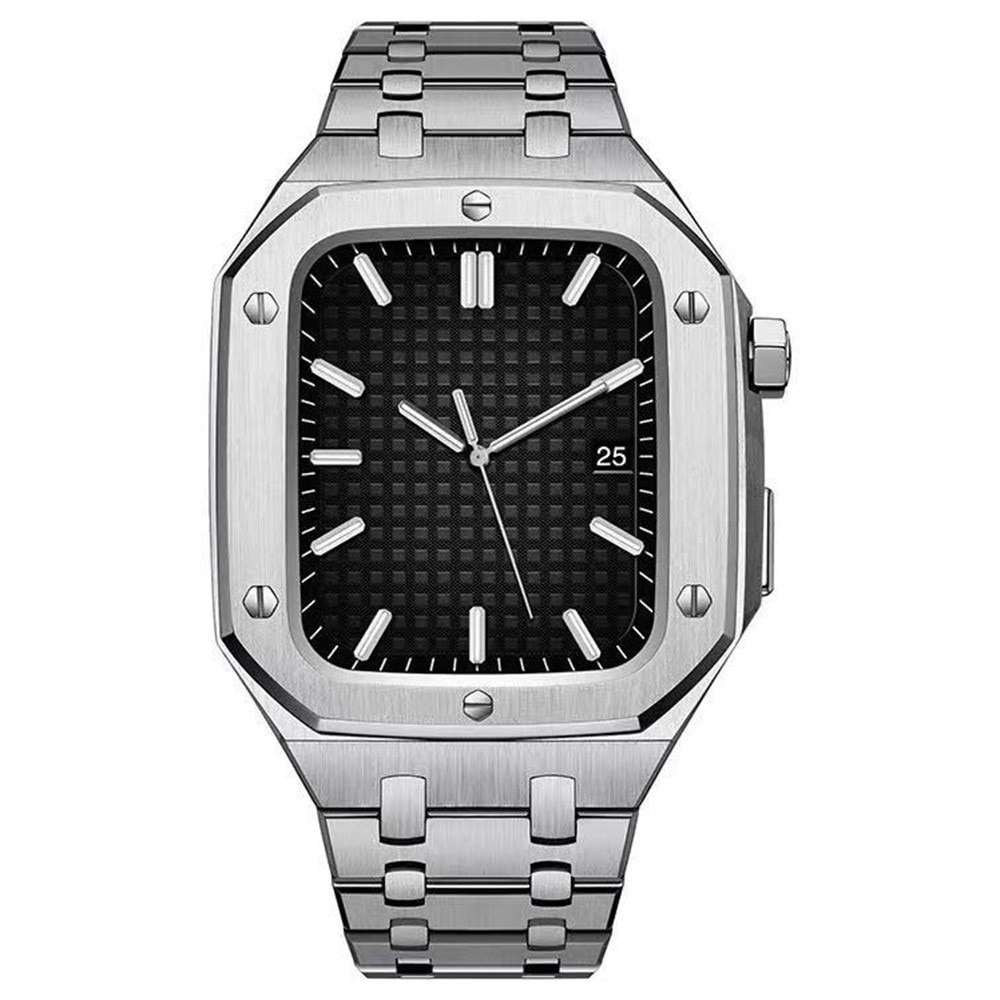 Apple Watch 45mm Series 9 Full Metal Reim sølv