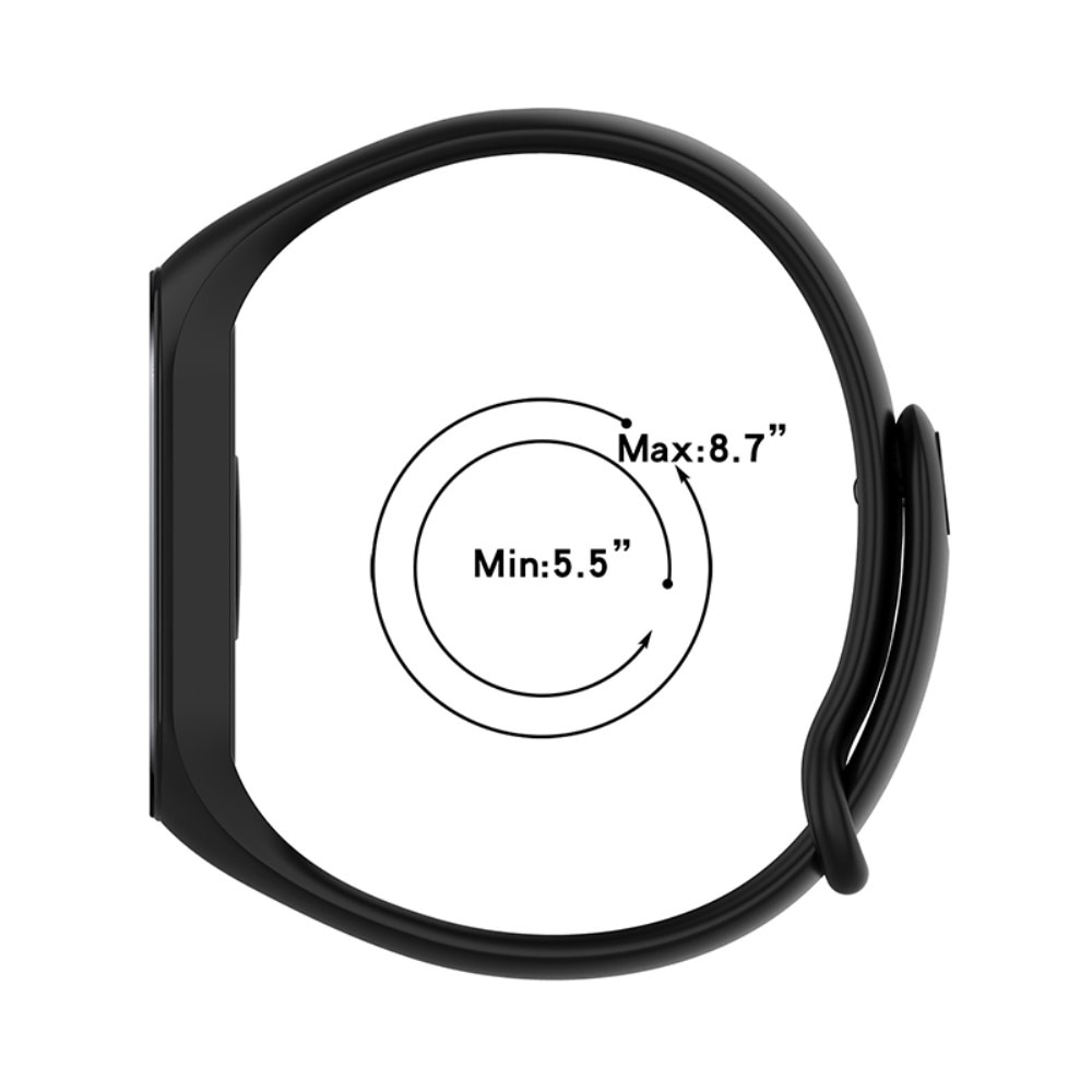 Xiaomi Mi Band 7 Reim Silikon svart
