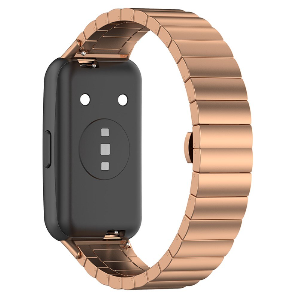 Huawei Band 7 Reim med lenker rosegull