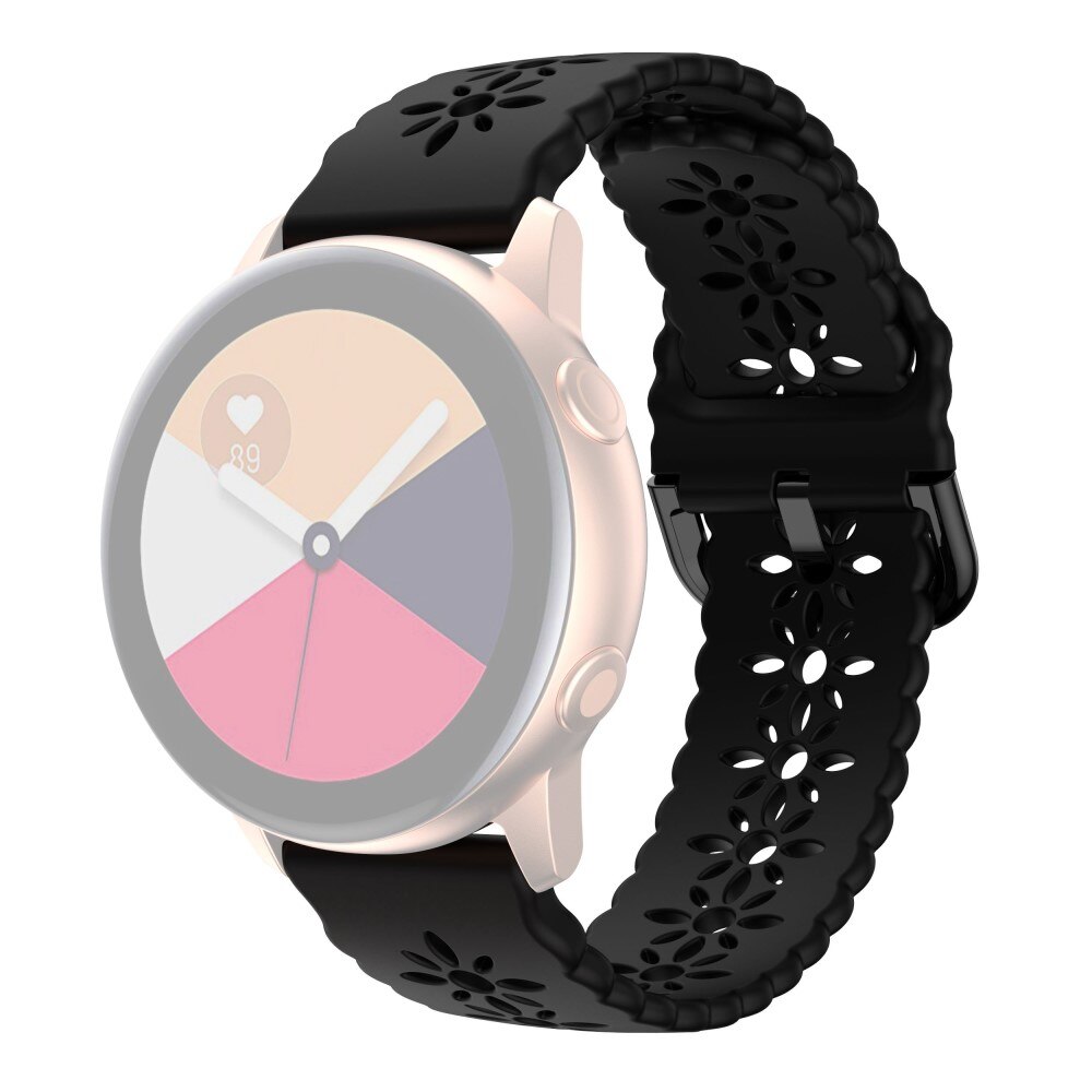 Samsung Galaxy Watch 6 Classic 47mm Blossom Reim Silikon svart