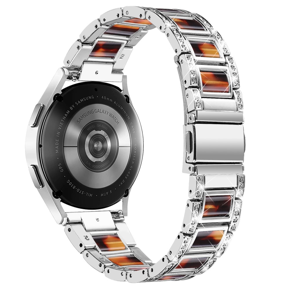Diamond Bracelet Hama Fit Watch 5910 Silver Coffee