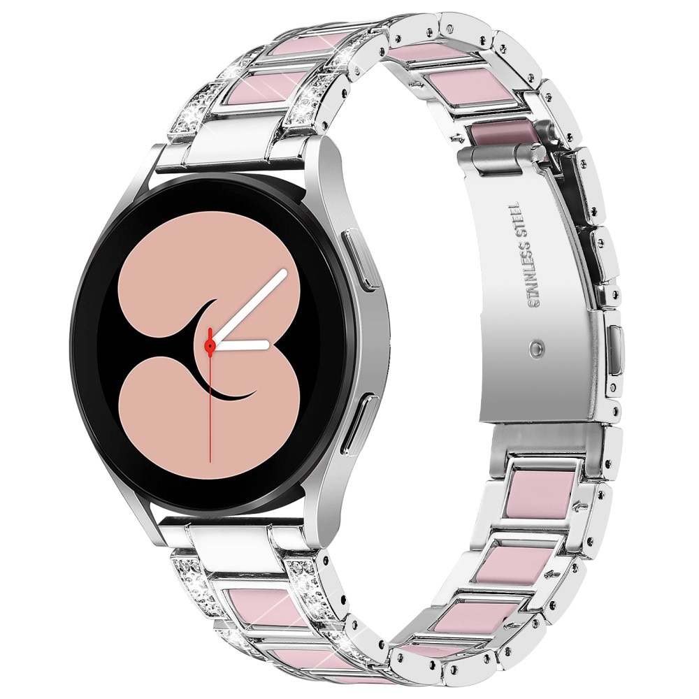 Diamond Bracelet Samsung Galaxy Watch 5 44mm Silver Rose