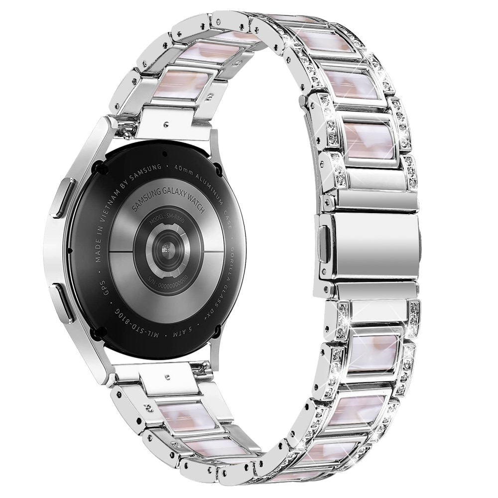 Diamond Bracelet Hama Fit Watch 4910 Silver Pearl