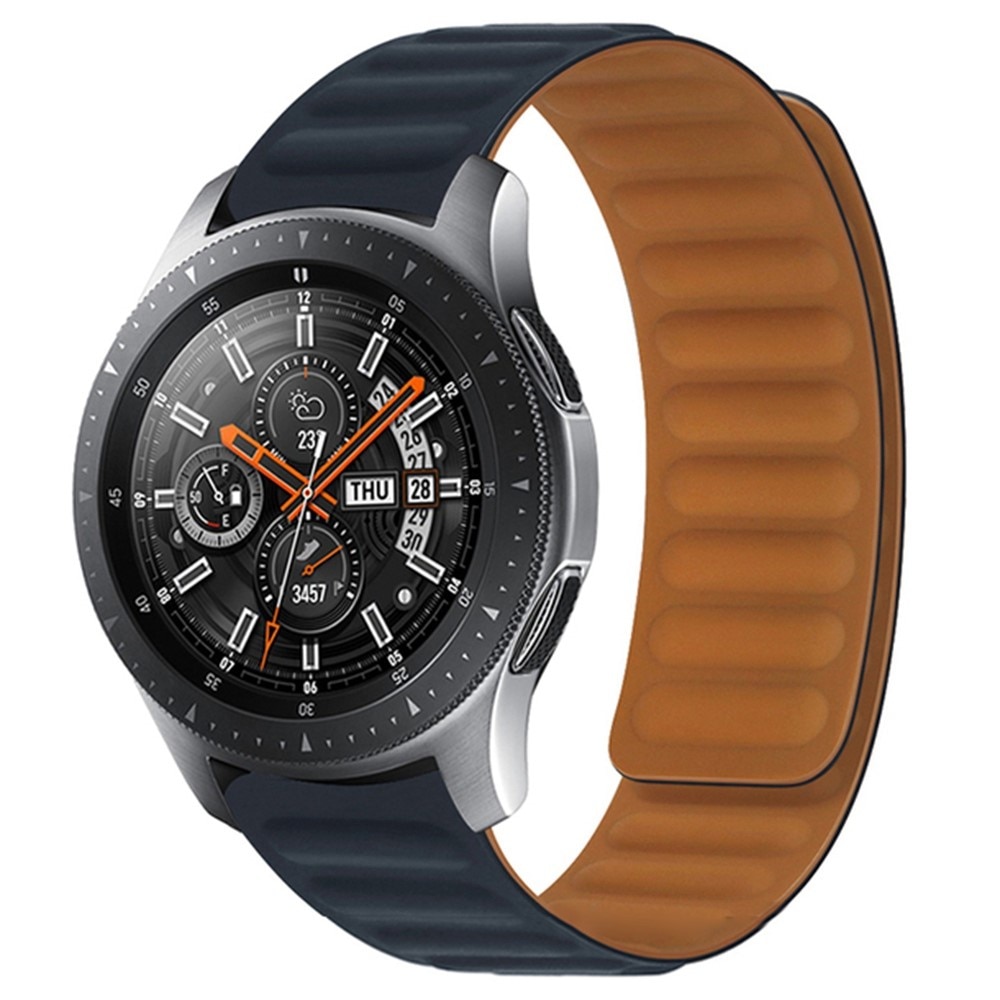 Samsung Galaxy Watch 4 40/42/44/46mm Magnetisk Reim Silikon svart