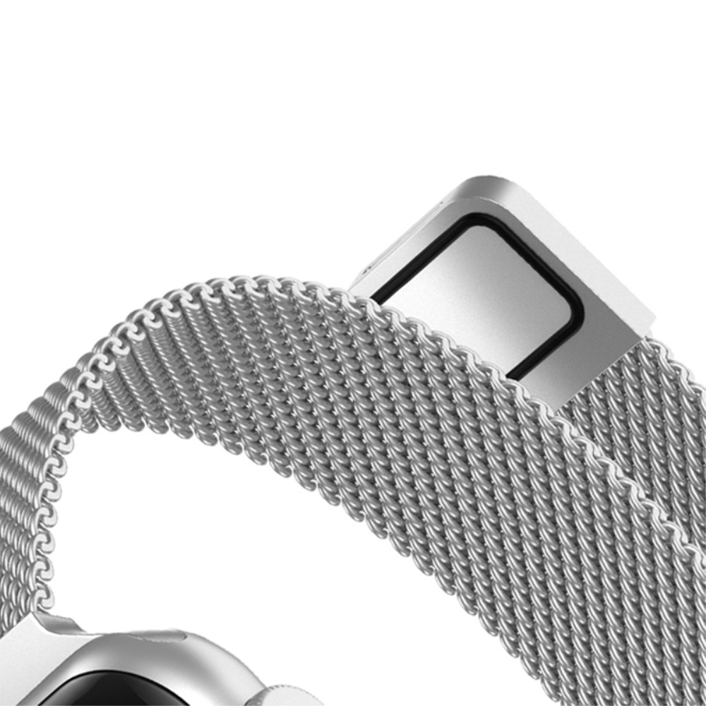 Apple Watch Ultra 49mm Reim Slim Milanese Loop sølv