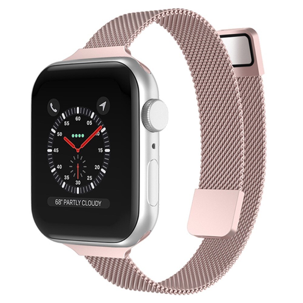 Apple Watch 42/44/45/49mm Reim Slim Milanese Loop rosa gull