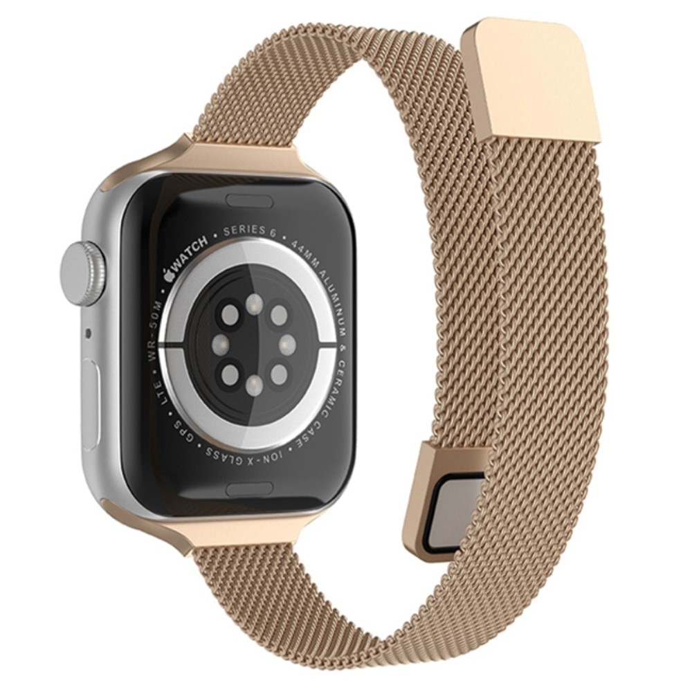 Apple Watch 42mm Reim Slim Milanese Loop rosegull