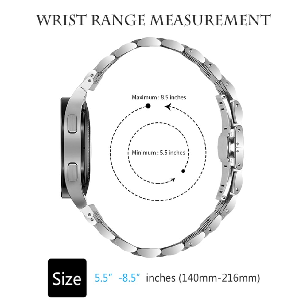 Business Samsung Galaxy Watch 5 40mm Metal Reim sølv