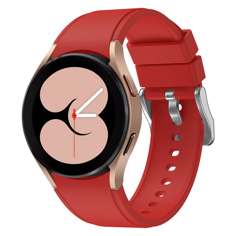 Full Fit Samsung Galaxy Watch 4 40/42/44/46 mm Reim Silikon rød