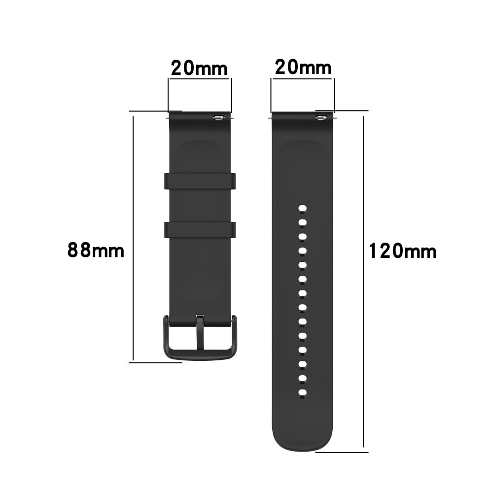 Samsung Galaxy Watch 3 41mm Reim Silikon svart