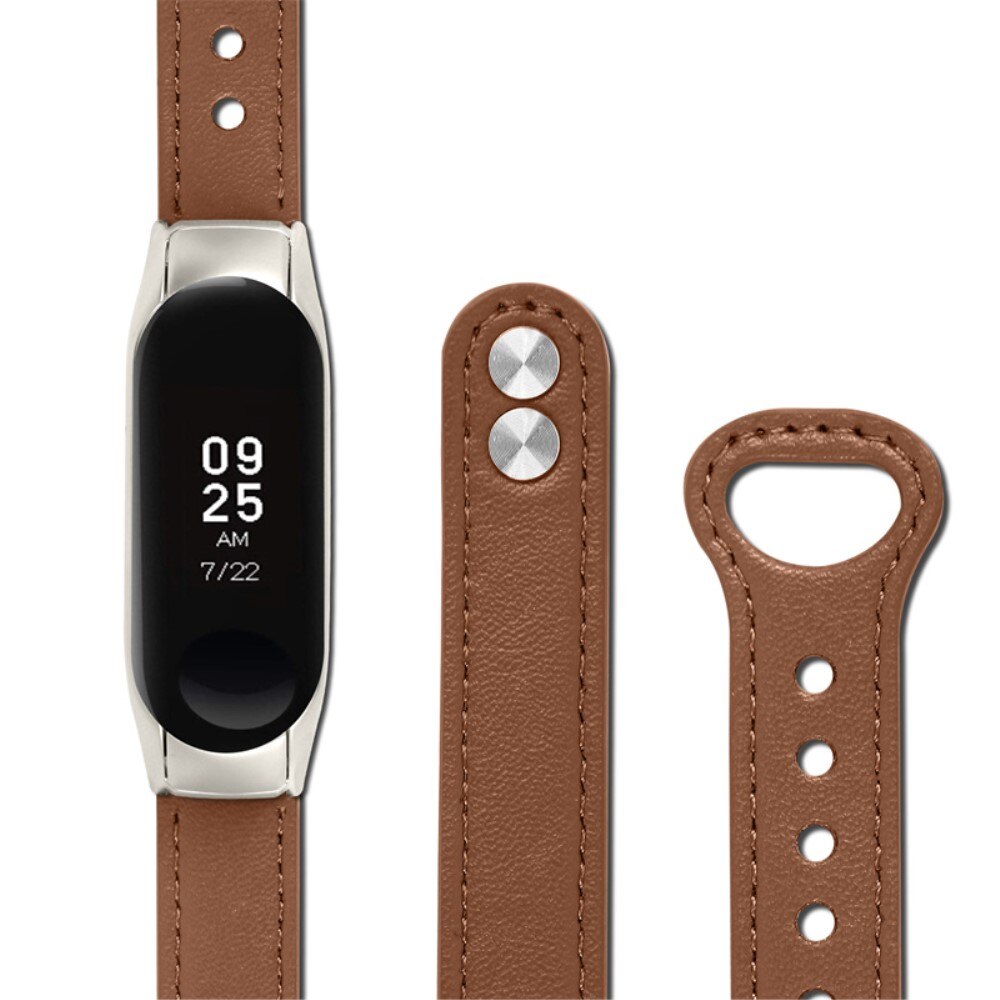 Klassiskt Lærarmbånd Xiaomi Mi Band 5/6 brun