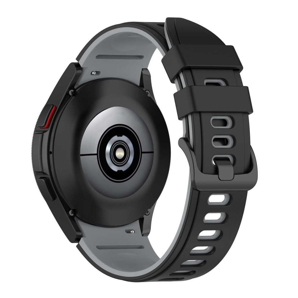 Full Fit Galaxy Watch 4 40mm Reim Silikon Sport svart