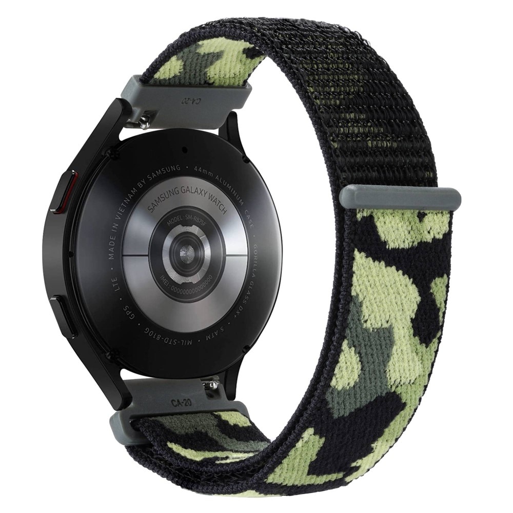 Samsung Galaxy Watch 4 44mm Nylonreim Kamuflere