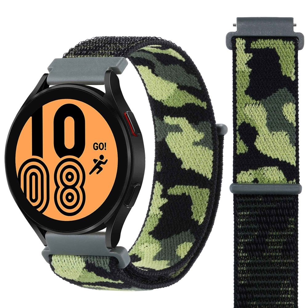 Samsung Galaxy Watch 4 44mm Nylonreim Kamuflere