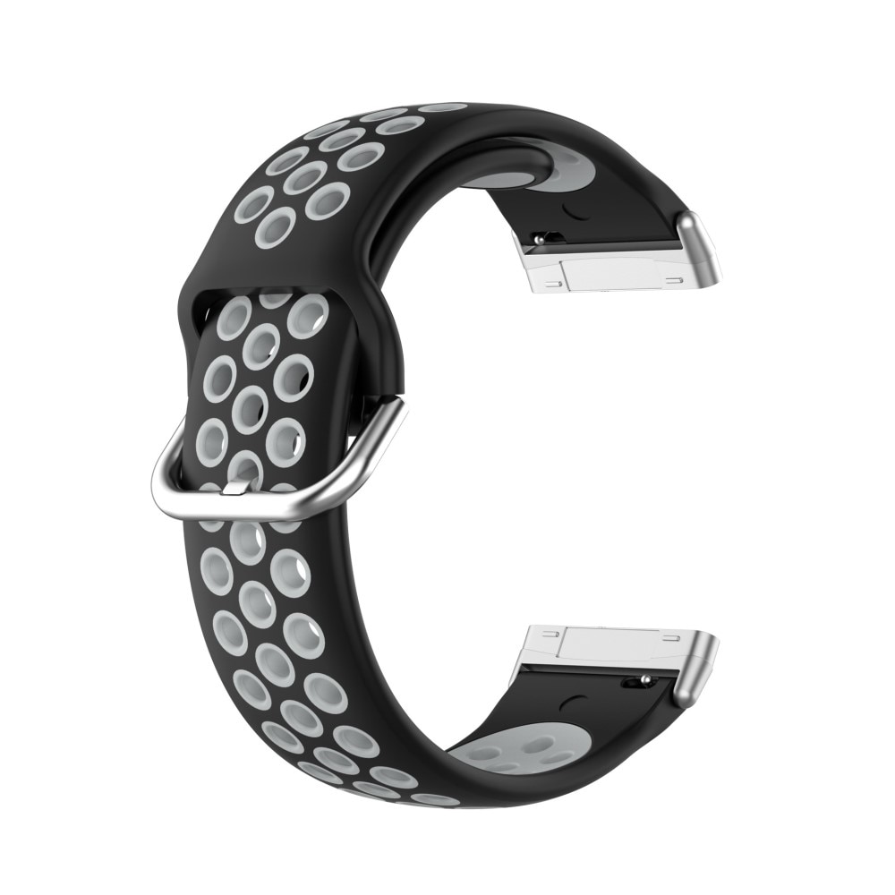 Fitbit Sense/Sense 2 Reim Silikon Sport svart