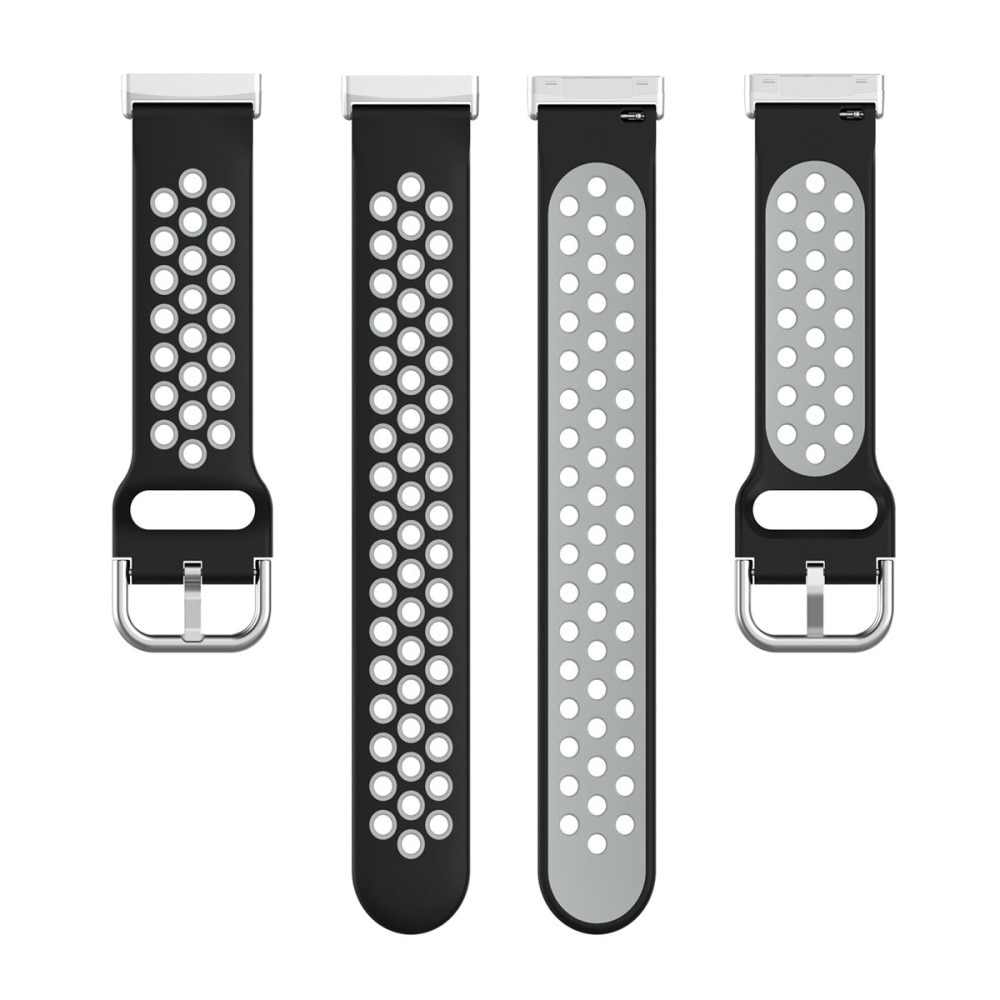 Fitbit Sense/Sense 2 Reim Silikon Sport svart