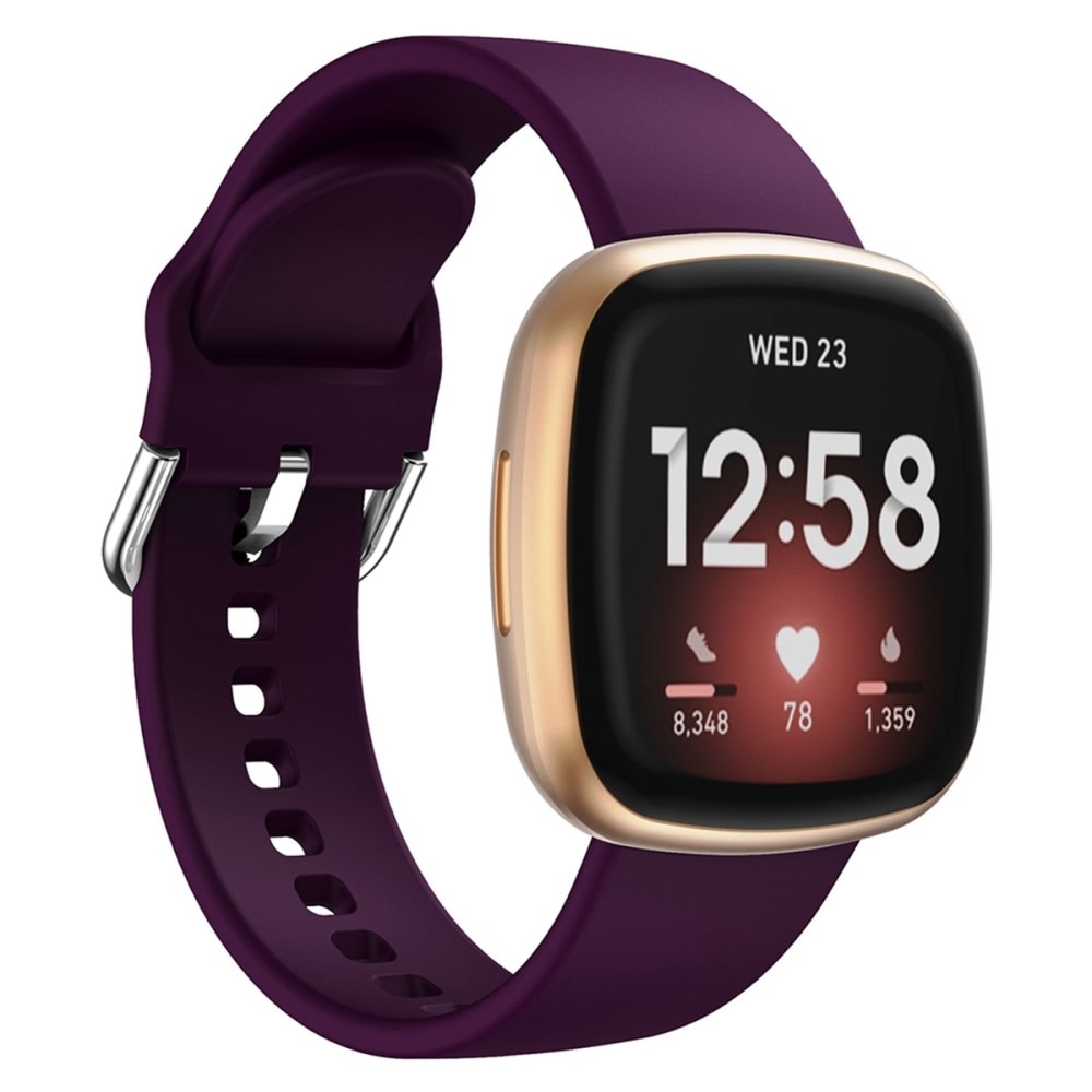 Fitbit Versa 4 Reim Silikon lilla