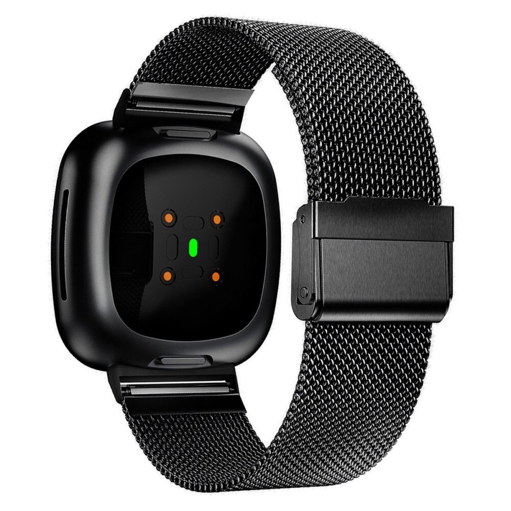 Mesh Bracelet Fitbit Versa 3/Sense Svart