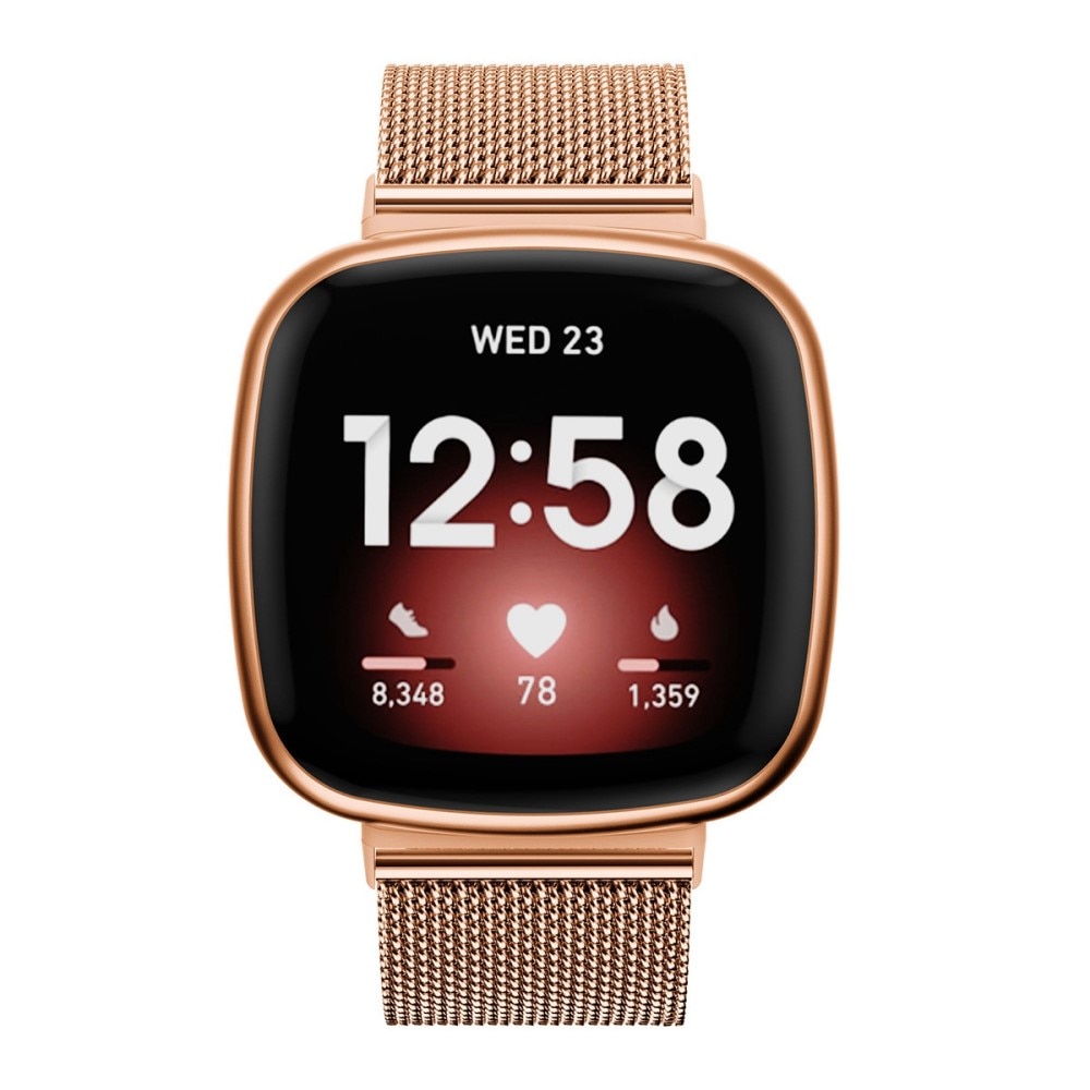 Mesh Bracelet Fitbit Versa 3/Sense Rosegull