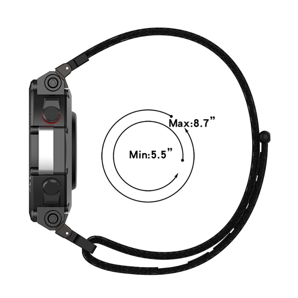 Amazfit T-Rex 2 Nylonreim Svart