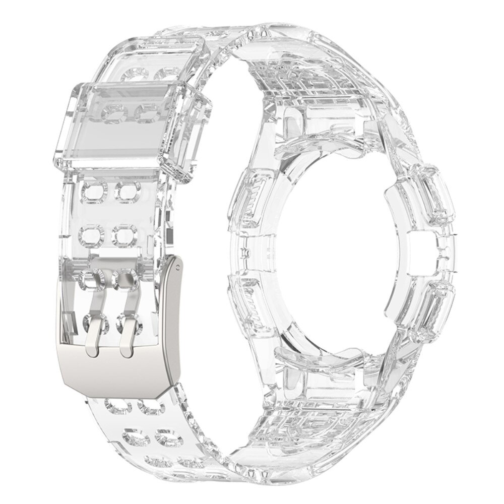 Samsung Galaxy Watch 4/5 44mm Crystal Deksel+Reim gjennomsiktig