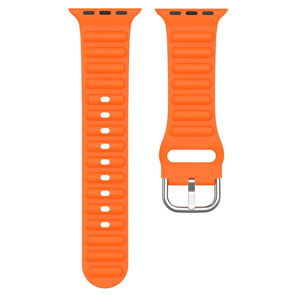 Apple Watch 45mm Series 8 Reim Resistant Silikon oransje