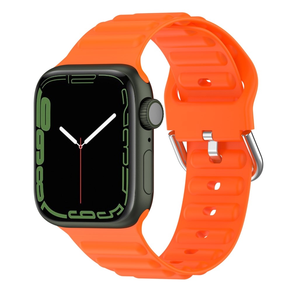Apple Watch 42/44/45mm Reim Resistant Silikon oransje