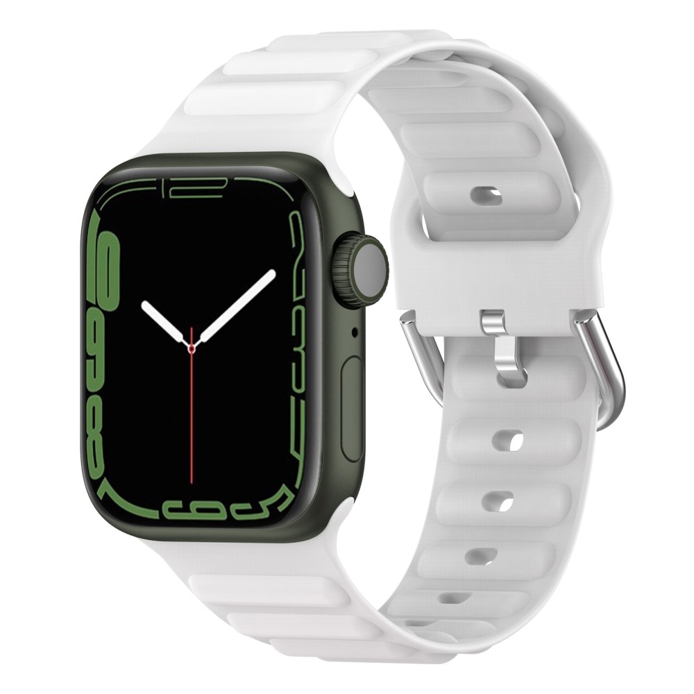 Apple Watch 45mm Series 7 Reim Resistant Silikon hvit