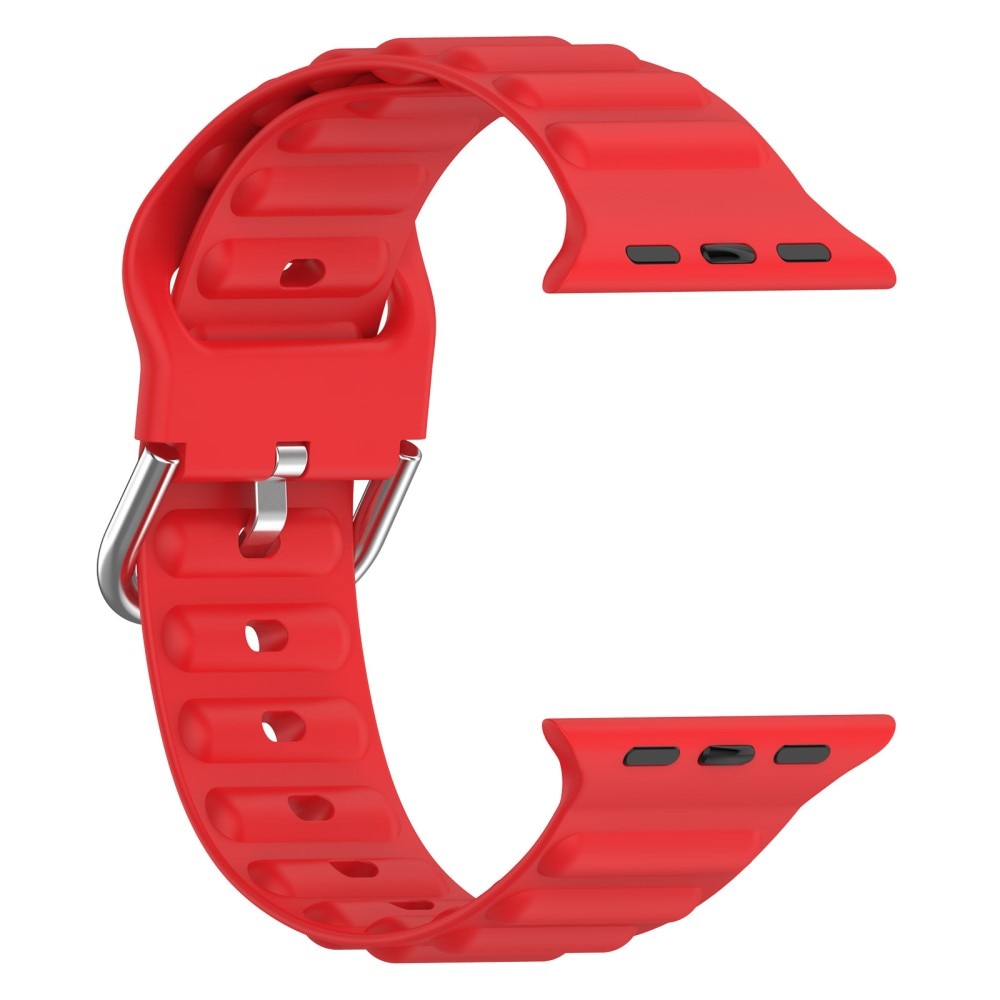 Apple Watch 44mm Reim Resistant Silikon rød