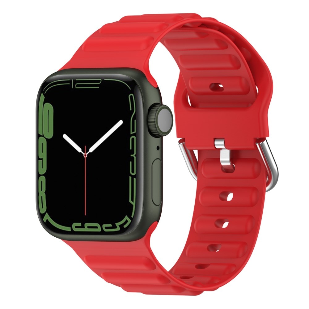 Apple Watch 45mm Series 9 Reim Resistant Silikon rød